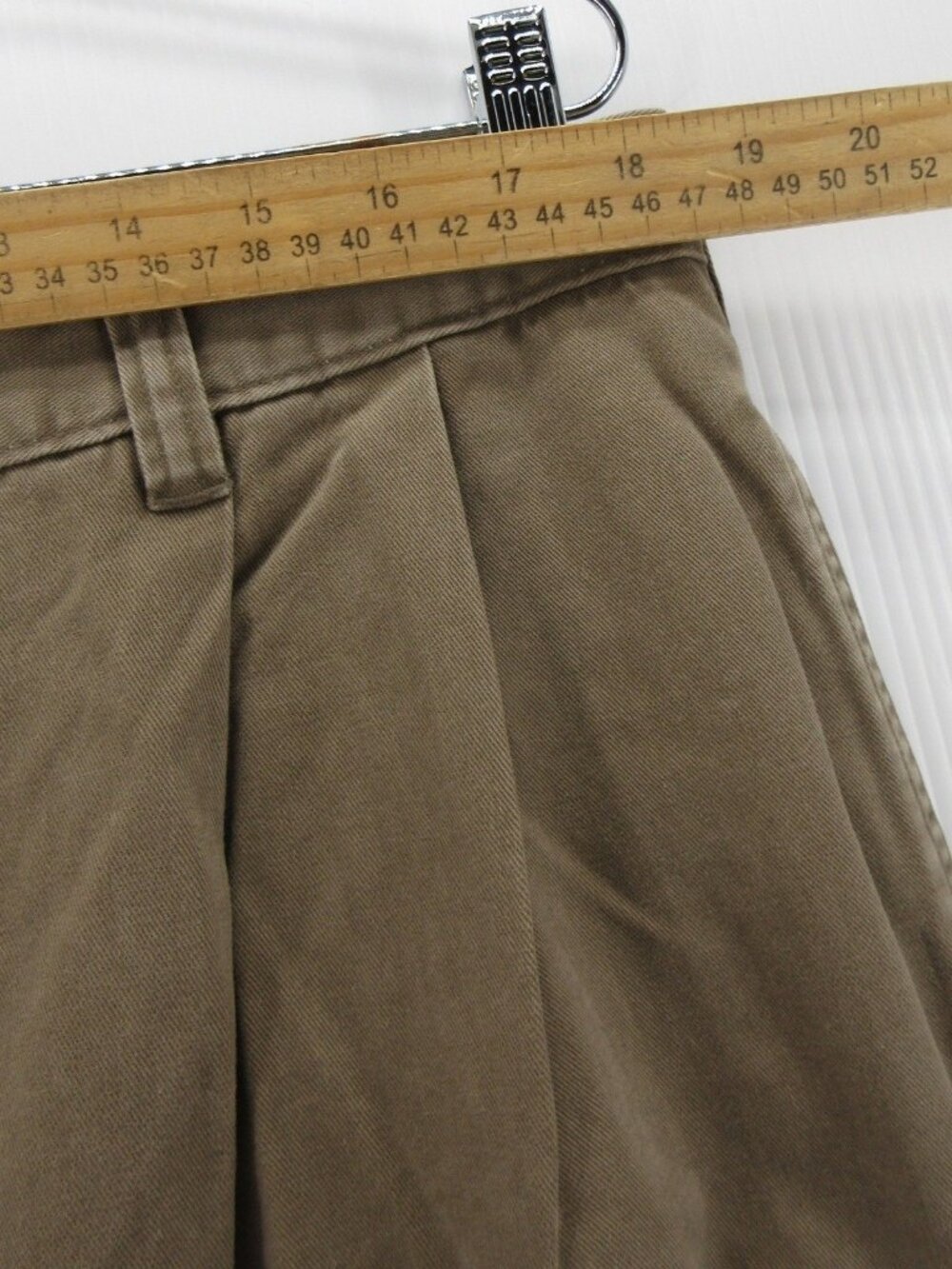 VTG Abercrombie & Fitch Pants 38X32 Chino Baggy 90s Pleated Trousers - Picture 4 of 11
